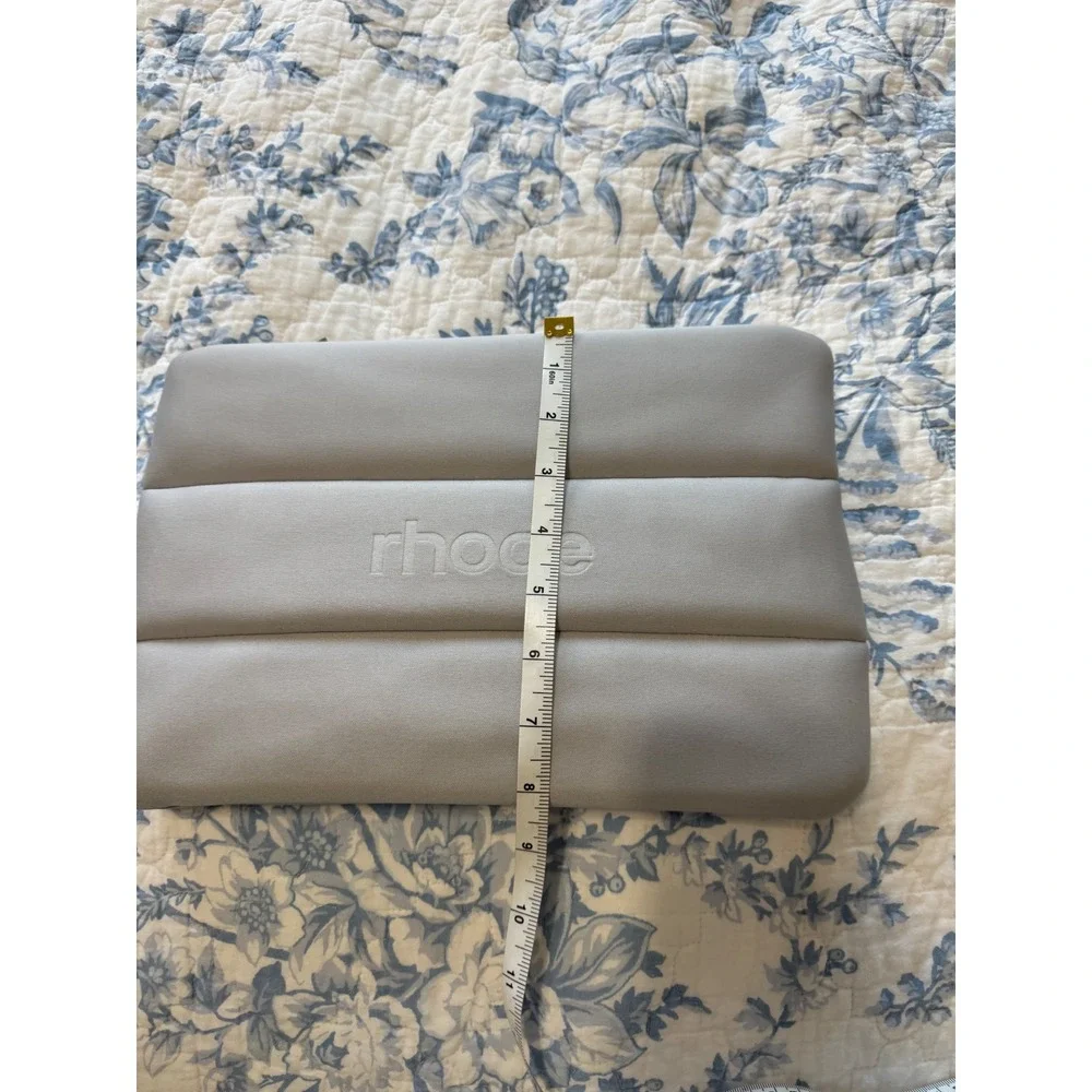 New Rhode Skin Oversized Grey Bubble Bag Makeup Bag Gray Cosmetic Hailey Bieber